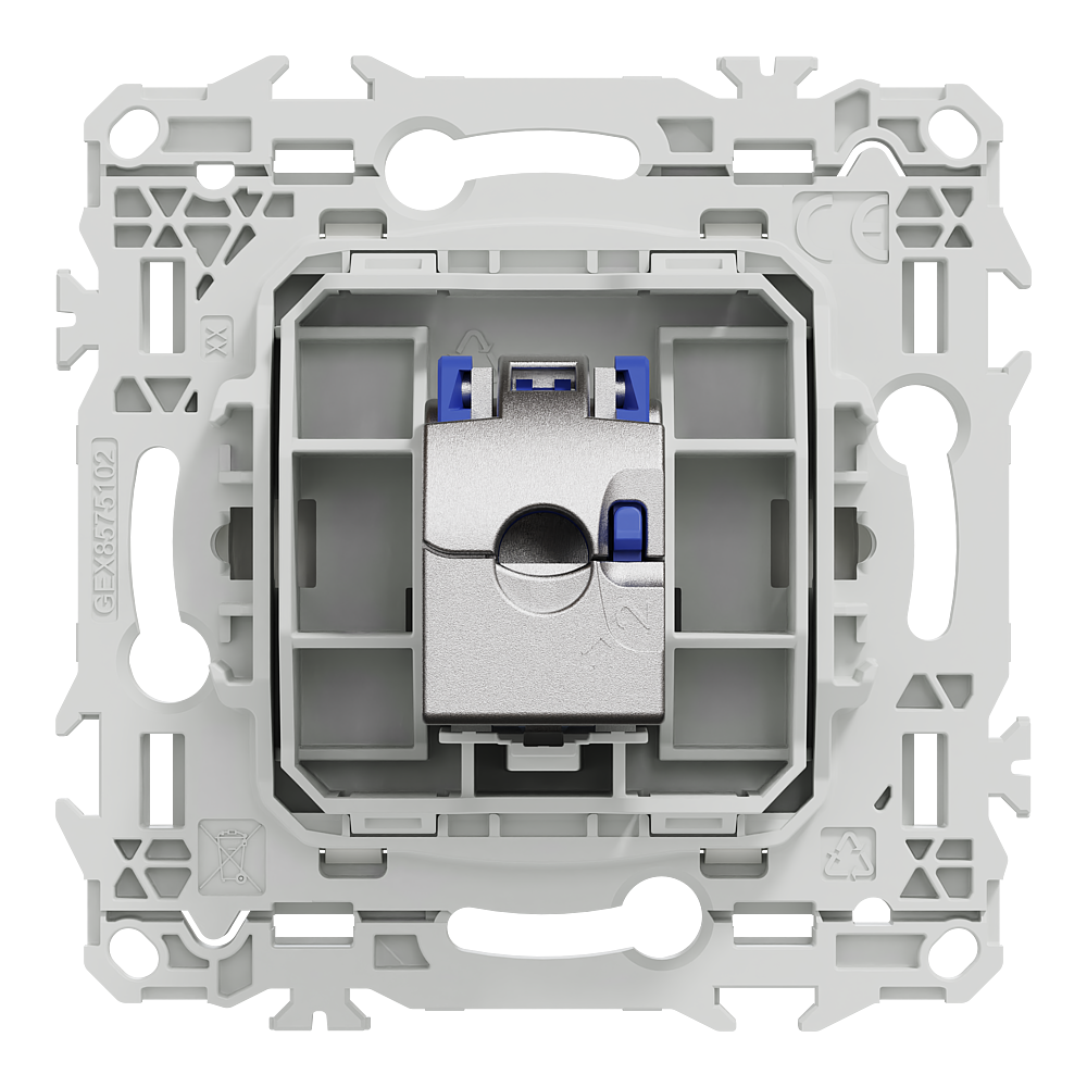Odace prise RJ45 cat.6a STP blanc
